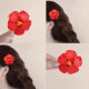 New Charming Gesang Flower Simulation Hib Flower Hairpin Design Sense Bangs Clip All-match Side Clip Sweet Headwear Women