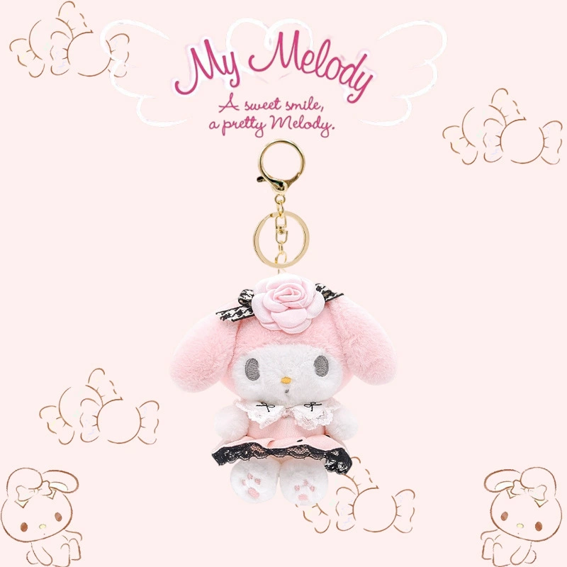 Плюшевая игрушка (Sanrio Hello Kitty) 10 см брелок/декор для сумки, оригинальное качество