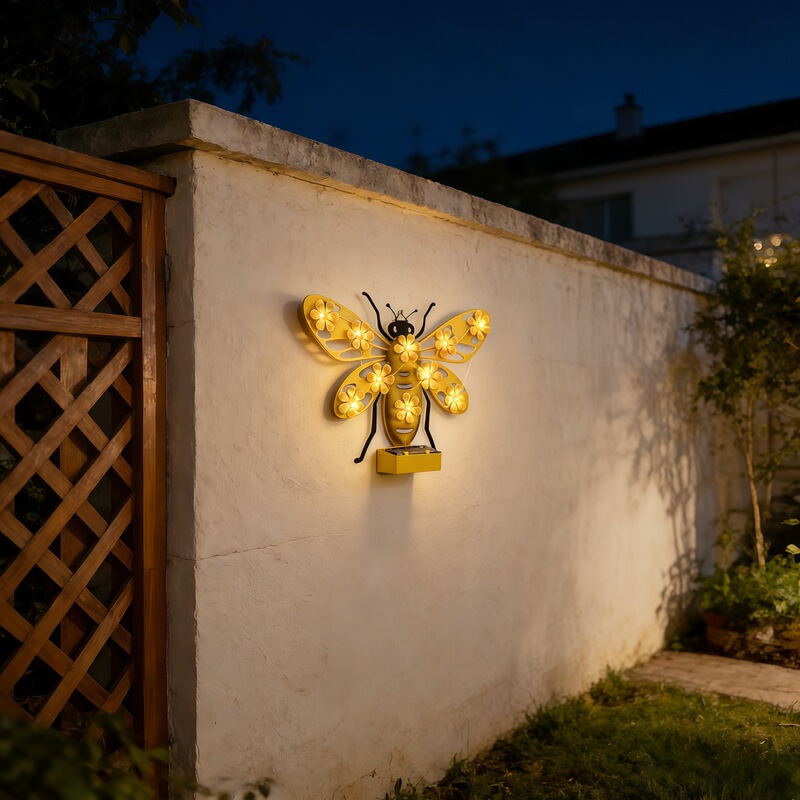 Cross-Border Iron Art Bee Solar Outdoor Light, Courtyard Garden Ambiance Decorative Light, Exterior Wall Light Cross-Border Iron Art Bee Solar Outdoor Light, Courtyard Garden Ambiance Decorative Light, Exterior Wall Light