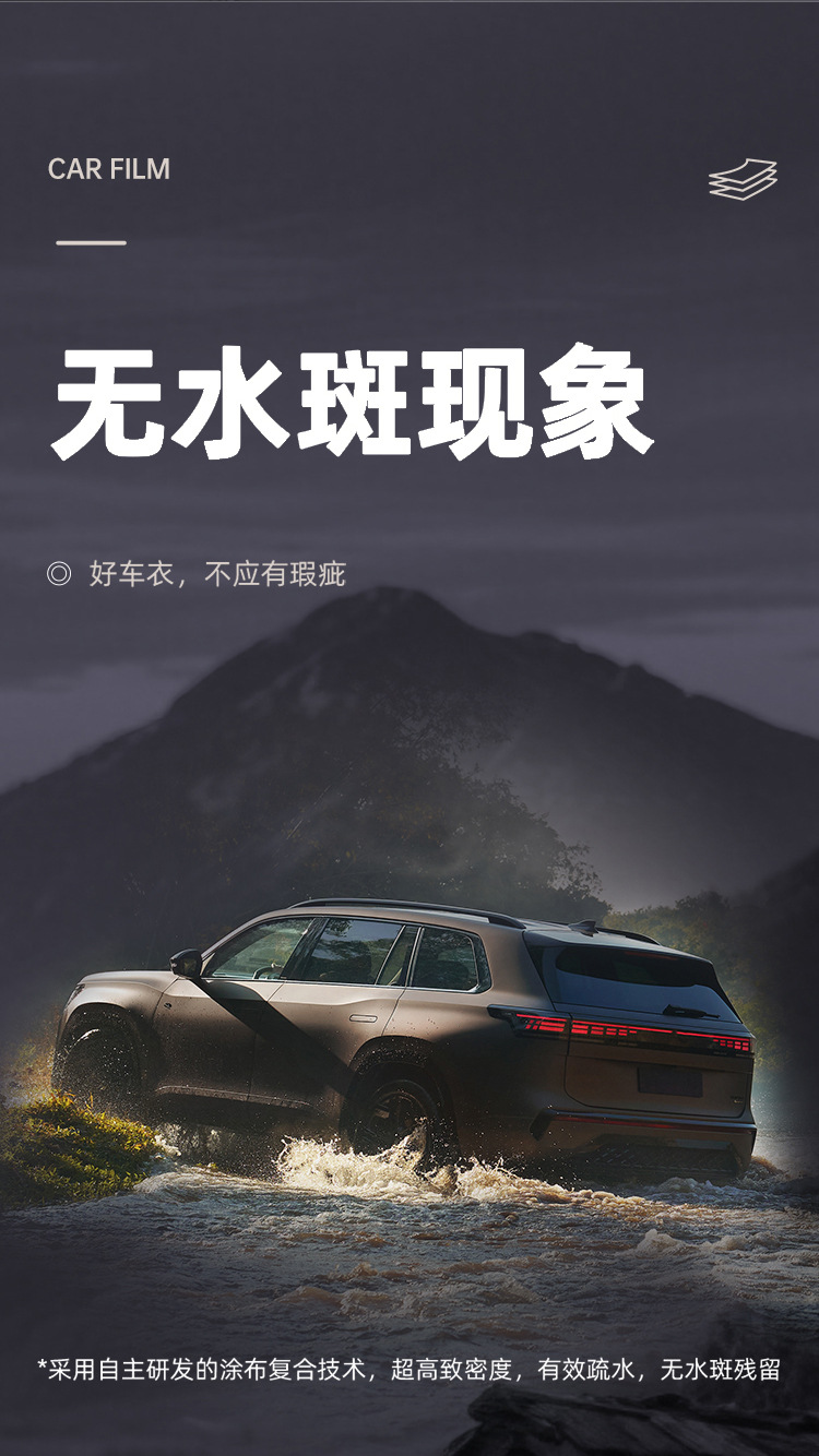 Tpu Invisible Car Cover, Car Paint Protection Film, Ppf, Self-Recovering, Anti-Scratch, Anti-Yellowing, Anti-Dirt, Transparent Protective Film