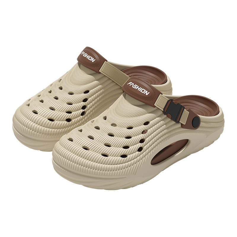 Hombres y mujeres de verano agujero zapatos al aire libre retroceso arroyo nadador antideslizante antichoque zapatillas frías para hombres 2026 nuevo