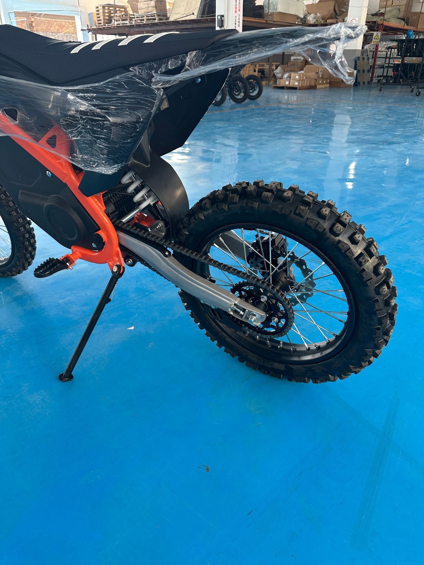 European and American cross-border electric off-road motorcycle 96V5000W large mountain racing light-peak lithium battery electric off-road vehicle