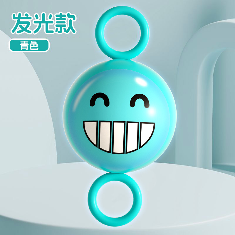 자동 빛나는 휘파람 공-파란색