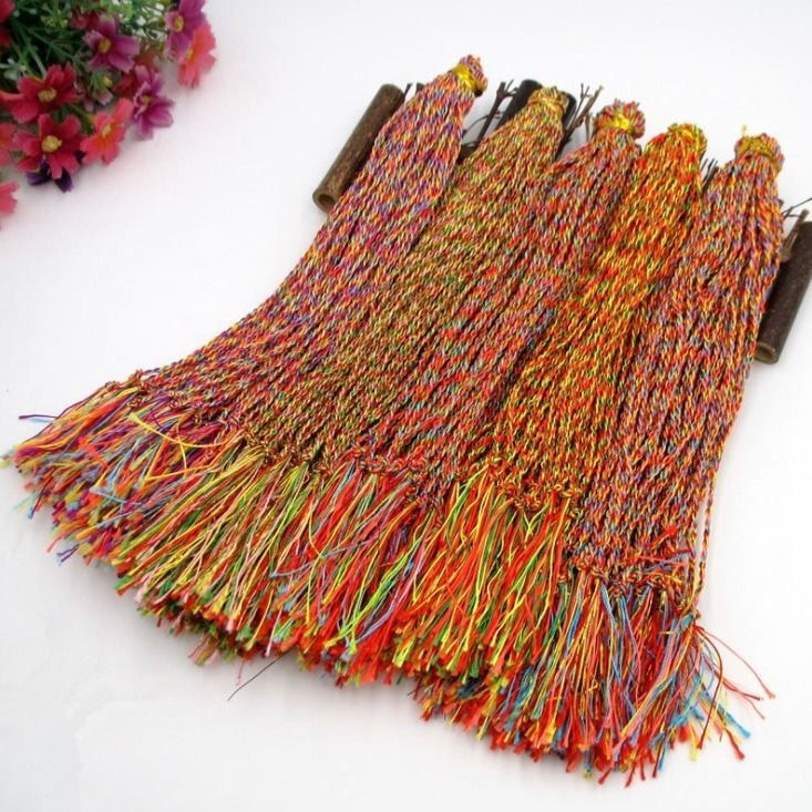 Dragon Boat Festival hand-woven colorful rope bracelet anklet stall attractions monopoly Lijiang children adult woven head rope