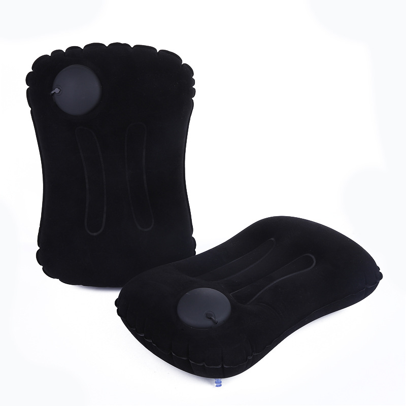 Pilhada inflable de PVC flocado fabricantes de aviones de alta velocidad al aire libre almohada inflable de cuello portátil almohada de presión al por mayor image 9