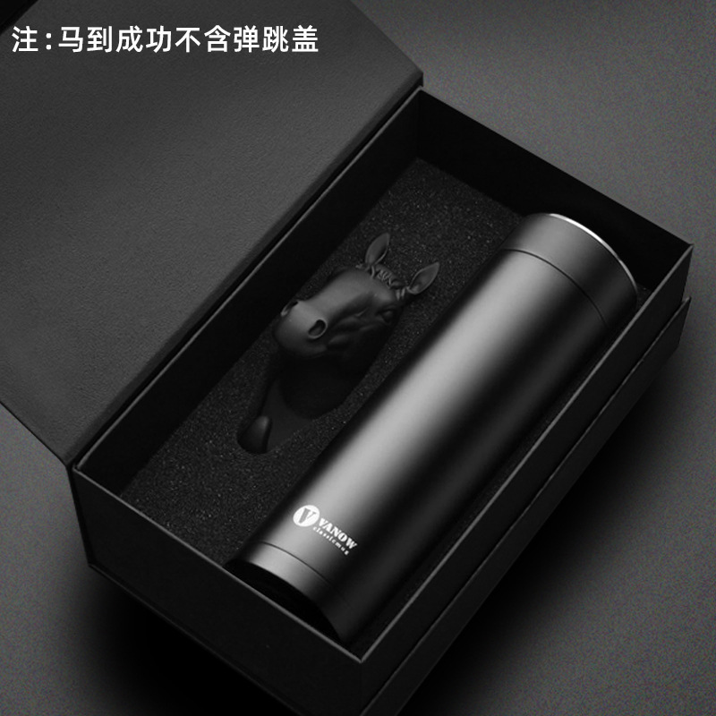 Vanow スマート温度測定魔法瓶カップ 男性と女性用 316 グループ購入ギフト ロゴ刻印入り ティーカップ ウォーターカップ|undefined
