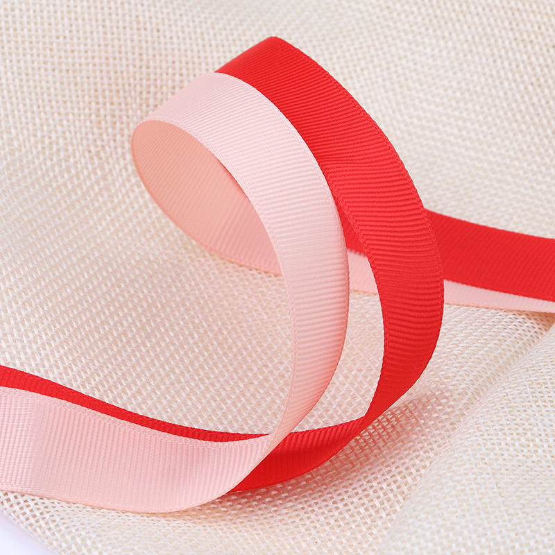 Engrosada 2cm de alta densidad costilla cinta arco cinta ramo caja de regalo embalaje color ropa cinta Accesorios