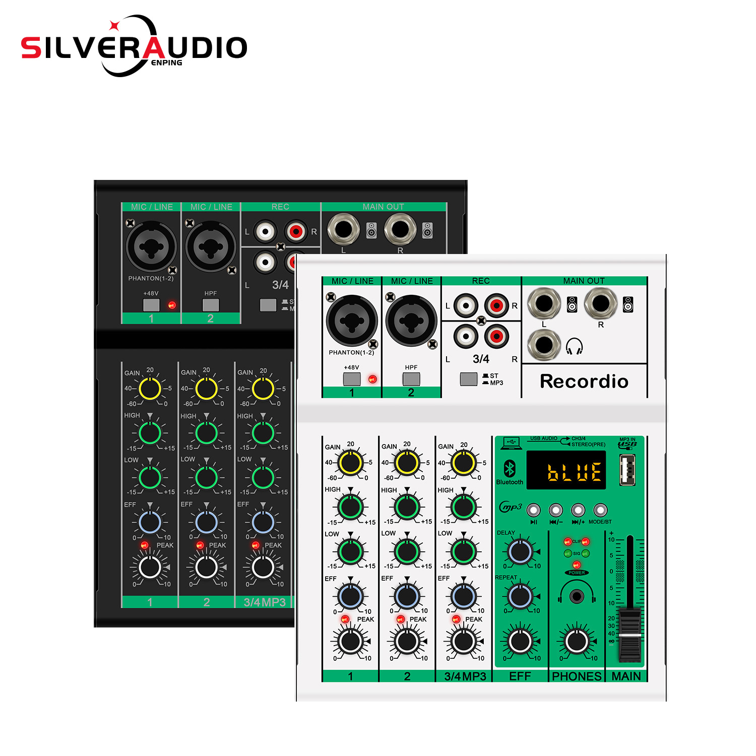 GAX-A4数字小调音台带声卡手机k歌直播一体机设备套装降噪监听