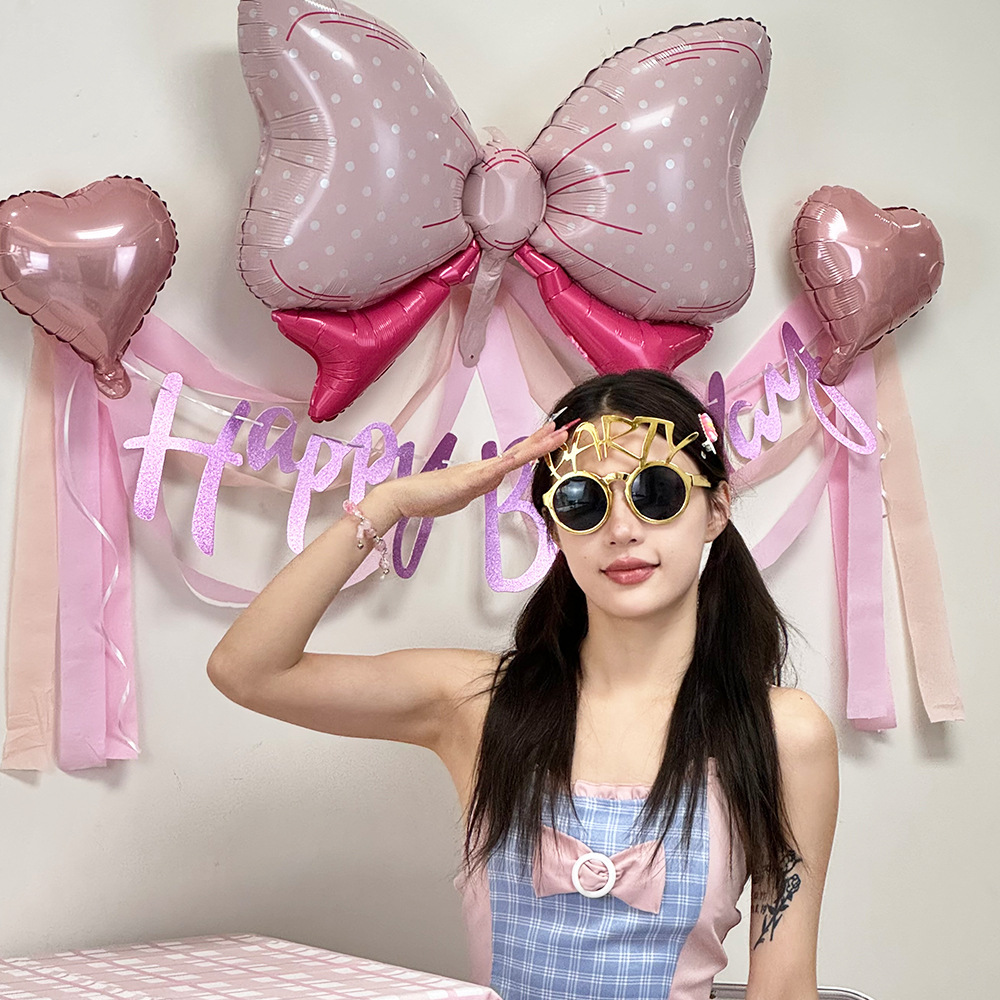Gafas Decorativas con Letras Happy Birthday de Plástico ABS Galvanizado para Fiesta de Cumpleaños image 15