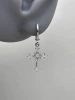 Cross earrings single