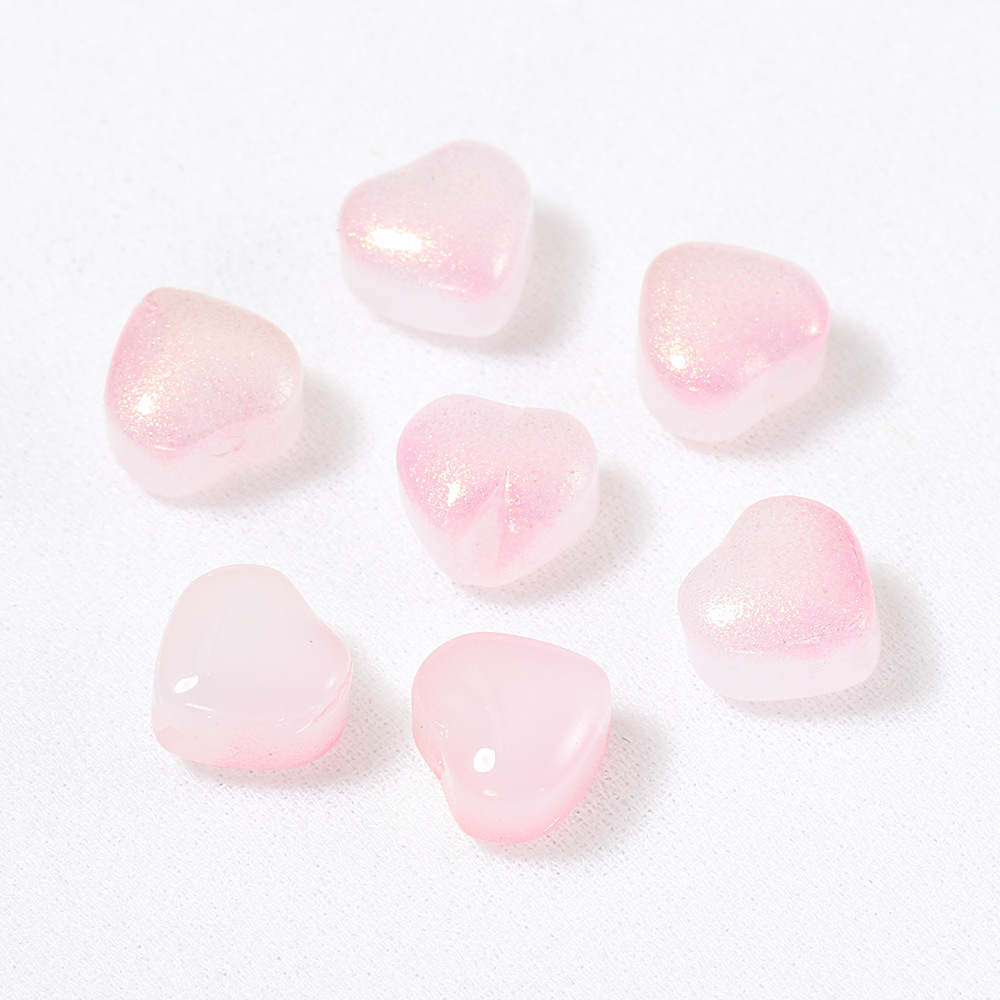 6g Weight Beads Jewelry Making Type Diameter 6 mm Jewelry Making Size DIY Jewelry Accessories Classification Hole 1~1.9mm Hole Size 20 PCS/Package Quantity Glass, glass Material Heart Shape Pattern Sweet Style 20 PCS/Package Diameter 6 Mm Hole 1~1.9mm Glass Glass Heart Shape DIY Jewelry Accessories Beads 9