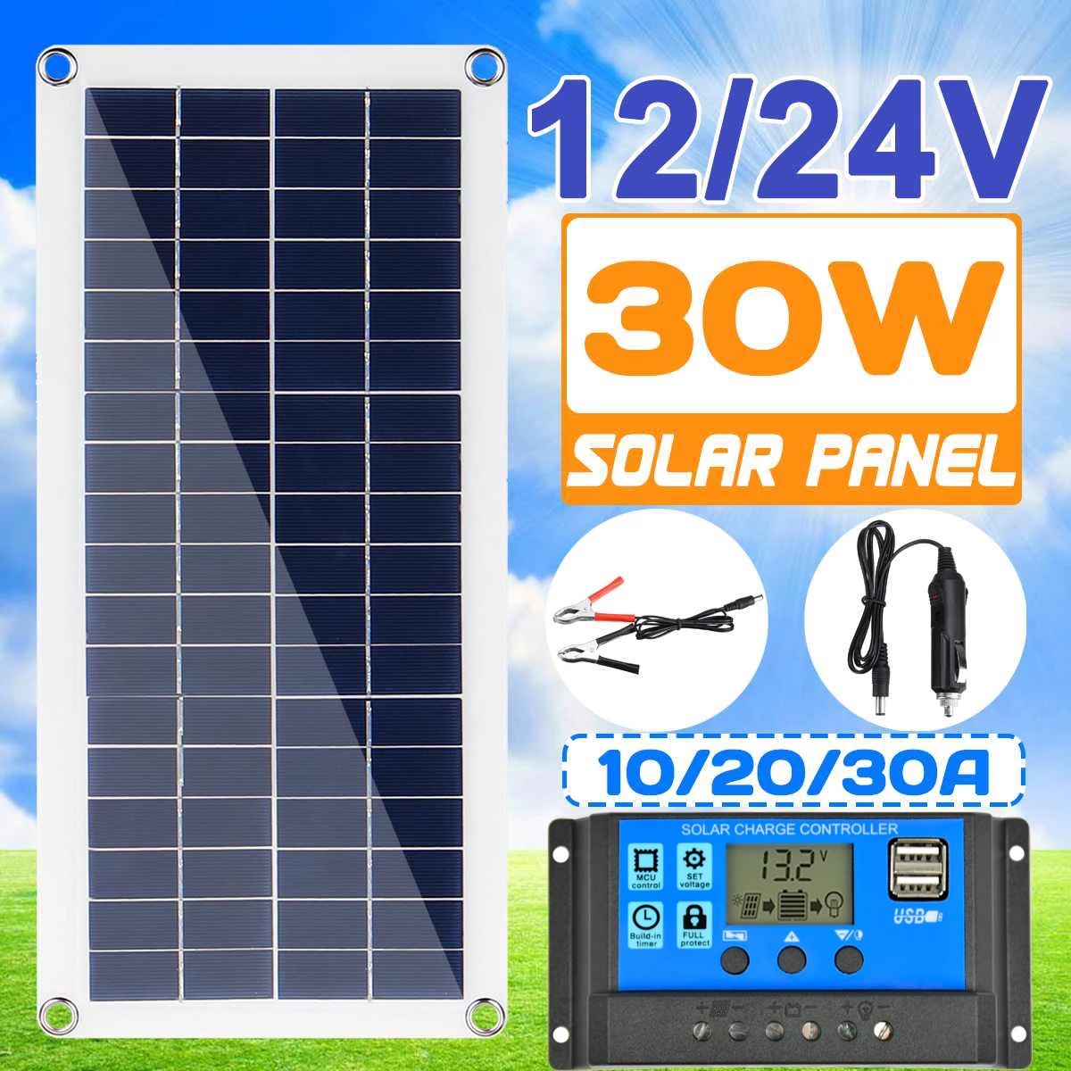 12-24V-30W-Flexible-Solar-Pane