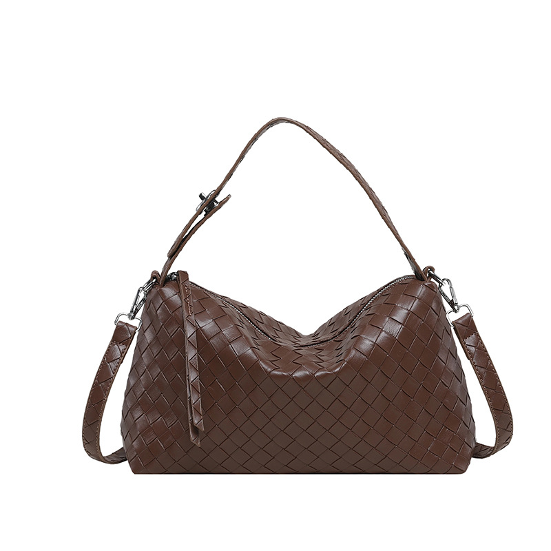 Comercio exterior transfronterizo nuevo bolso de almohada de tejido retro nicho bolso de viaje de moda de hombro mochila mujer