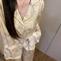 Hello Kitty, cute summer thin silk lace pijama