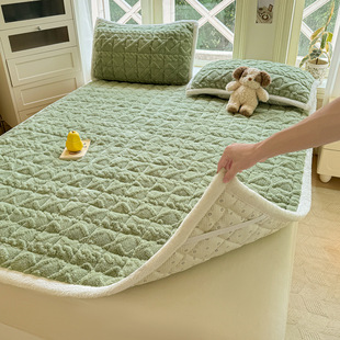 Tafel Milk Velvet Soft Mattress Winter Thickened Tatami Mattress Student Dormitory Single Double Cushion Bedpad