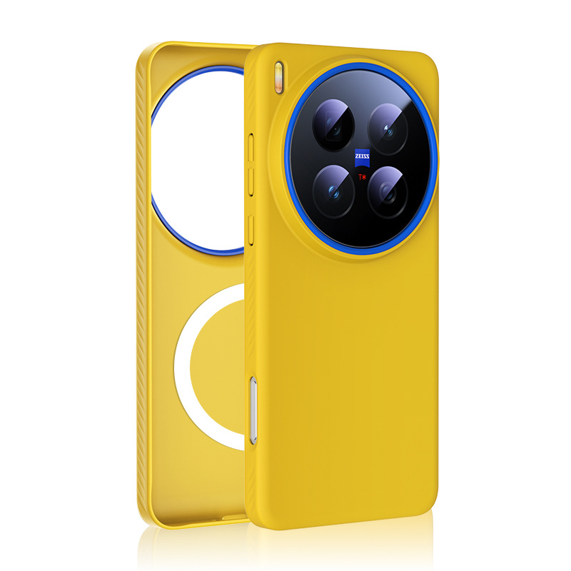 Suitable for Vivox300 Mobile Phone Case Magnetic X300Pro Ultra-Thin Hard Shell X200Pro New Contrasting Color Skin-Feel Shell