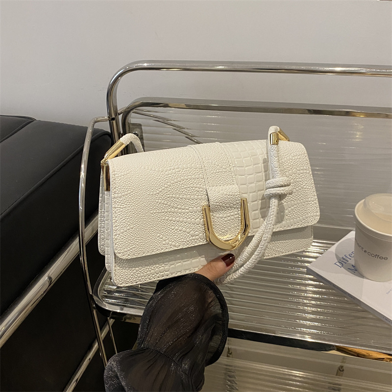 Pequeño bolso fresco de aire extranjero para mujeres 2024 primavera y verano nuevo suave simple mochila de hombro de textura bolso cuadrado