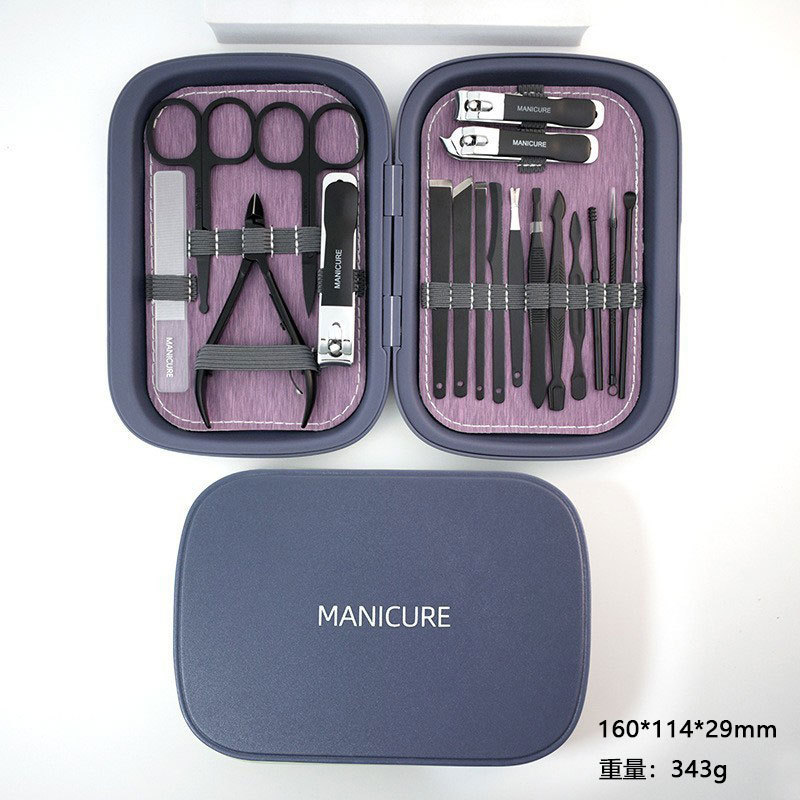 Spot cortaúñas juego de cortaúñas manicura kit de manicura juego completo de cortaúñas fabricante de tijeras para la piel muerta de acero inoxidable