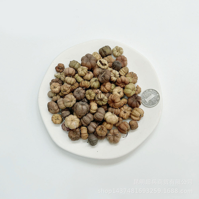 [Mini Nut Pumpkin] Little Orange Melon Christmas Fruit Dried Flower Scented Candle Dried Fruit Shell