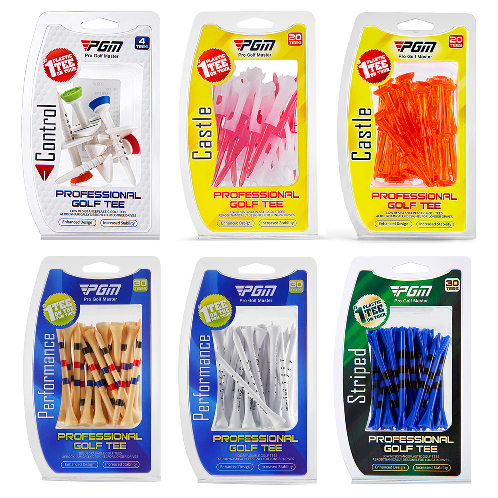 PGM Golf TEE sostenedor de la bola de uñas ronda Copa de uñas cabeza durable lucha contra 30 Unids/caja golf