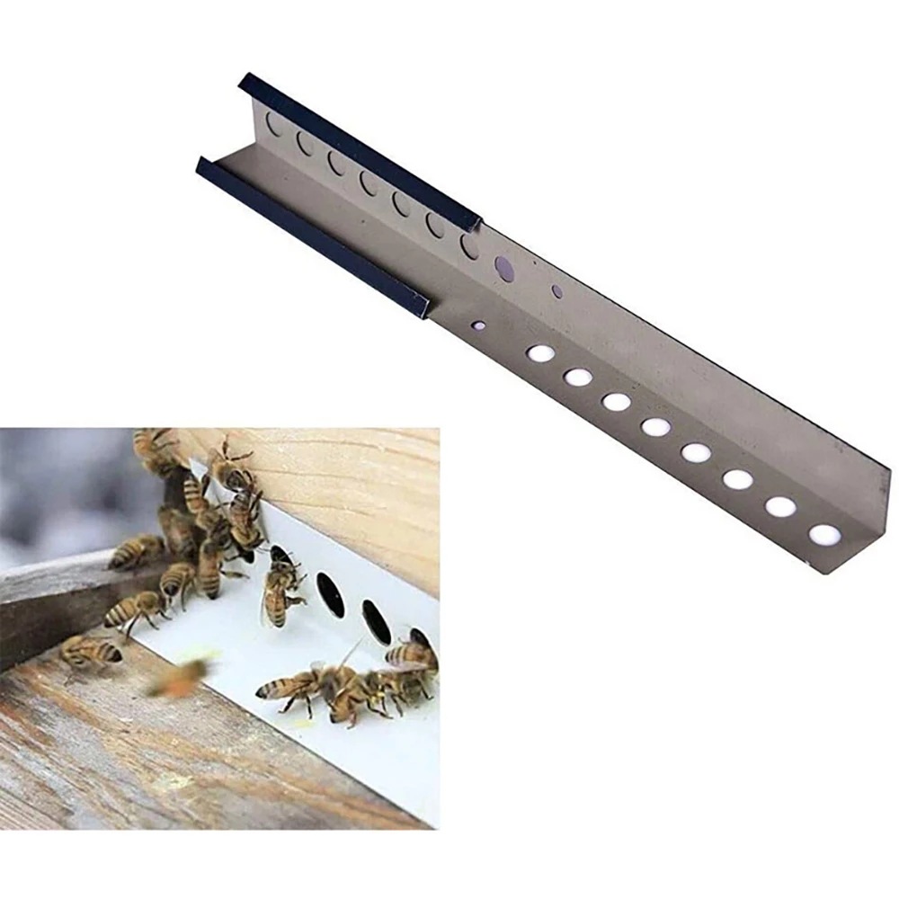 蜂箱配件金属巢门蜜蜂防跑片防鼠器逃跑器蜜蜂工具养蜂设备