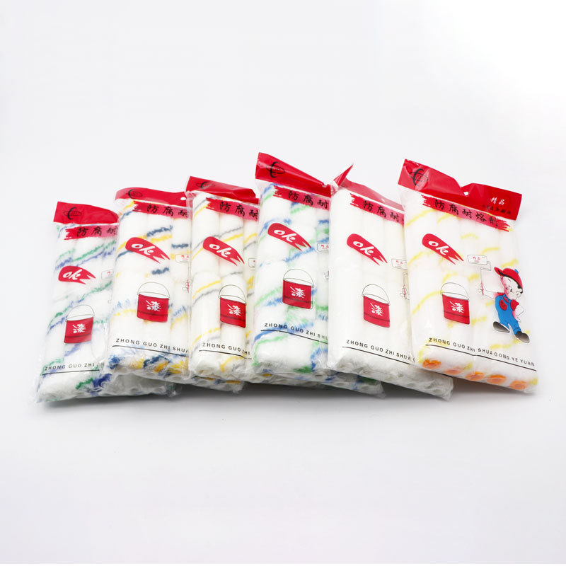 2468-inch small roller brush mini thumb roller core paint latex paint repair brush tool for painting