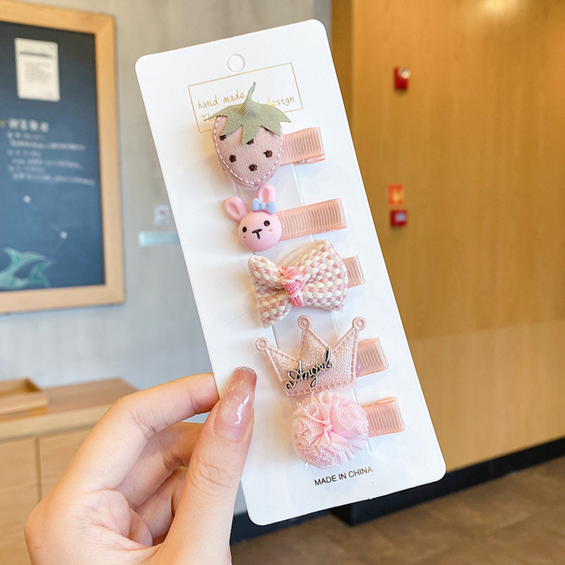 婴儿汗毛夹女宝宝发夹不伤发胎毛夹夹子头饰儿童婴幼儿发量少发卡|undefined