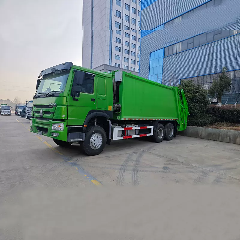 重汽HOWO25吨压缩垃圾车 城市景区厂矿垃圾清运 密封性好装载量大