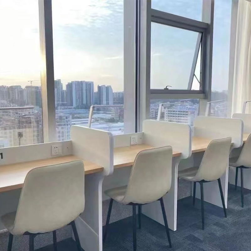 包邮自习室学习桌简约ai自习室自习桌培训机构考研自习桌隔断桌|undefined