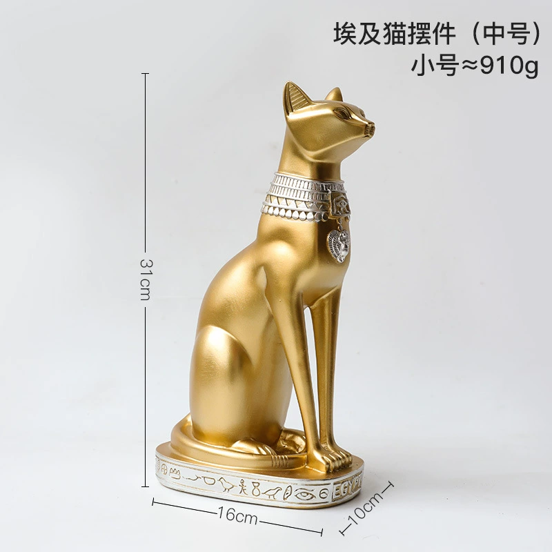 Золотой модный креативный Resin-декор для гостиной, интернет-знаменитость