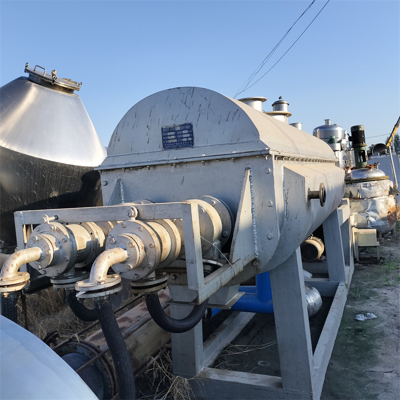 二手双轴桨叶干燥机 真空干燥设备 二手空心式干燥机