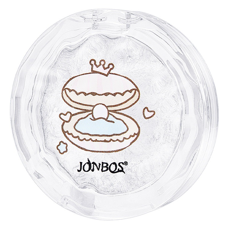 Jonbos Light Sensing 3D Highlighting Powder for Face, Pearlescent Fine Shimmer, Chameleon Mochi Potato Mud Highlighting Cream
