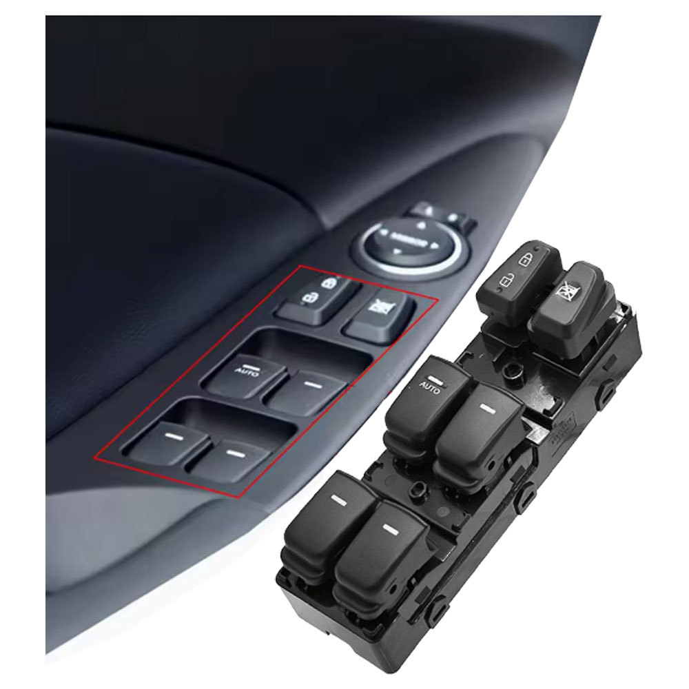 93570-3S000 Is Suitable for 11-15 Years Modern Sonata Glass Regulator Switch Electric Window Switch