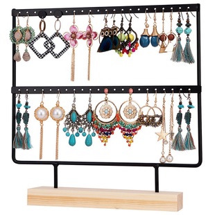 Simple Metal Jewelry Rack Multi-function Earrings Storage Earrings Bracelet Ring Necklace Jewelry Display Stand