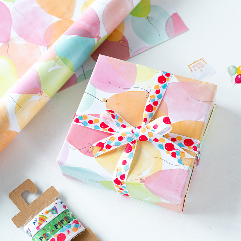 Papel de regalo colorido más vendido de Amazon para el Día del Niño, papel de regalo con dibujos animados, papel para cubrir libros al por mayor image 11