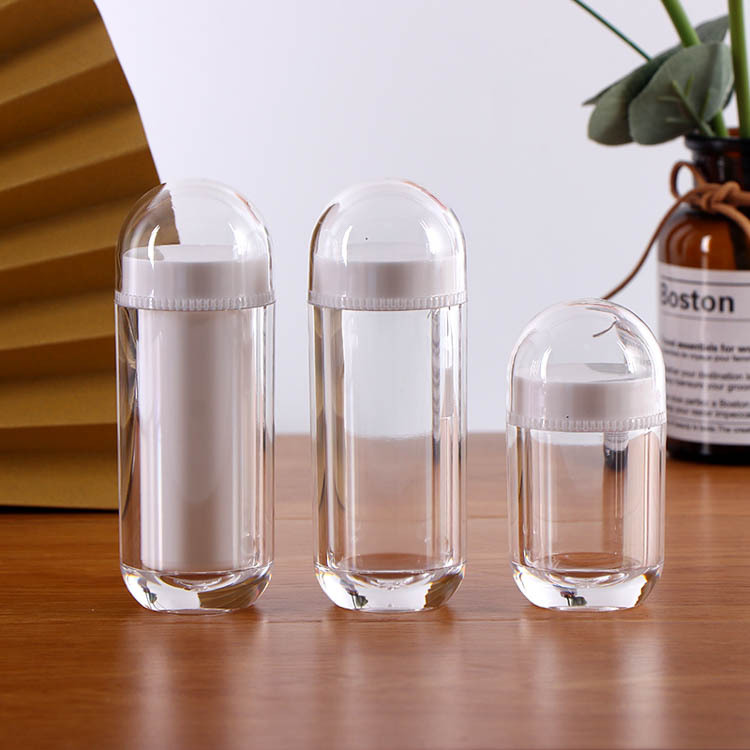 食品级亚克力胶囊瓶 藏红花西洋参保健品瓶 枸杞三七粉剂瓶批发