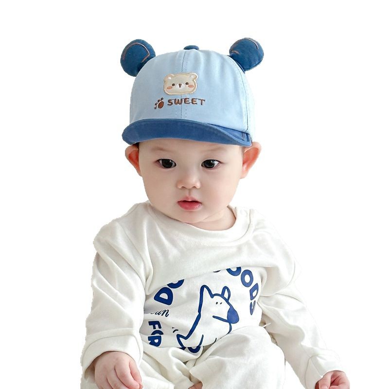 Sombreros para bebés primavera y otoño delgados sombreros para bebés varones niñas sombreros de protección solar sombreros de béisbol primavera