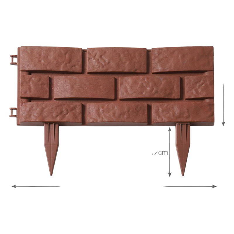 Пластиковый забор забор идиллический забор зеленый сад маленький забор пластиковый сращивание садоводство забор оптом