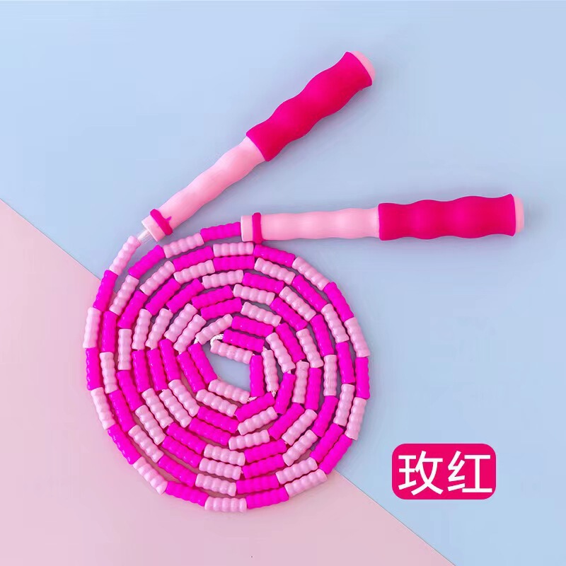 中学生の縄跳びの子供の竹節の縄跳びの新型は名前を書くことができます。|undefined