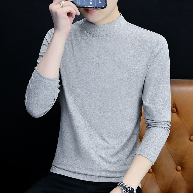 라이트 그레이 T192 솔리드 컬러 미드 칼라