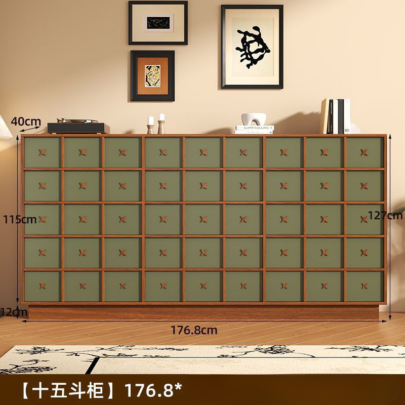 中古风五斗柜法式复古客厅边柜卧室储物柜床尾柜抽屉柜置物柜|undefined