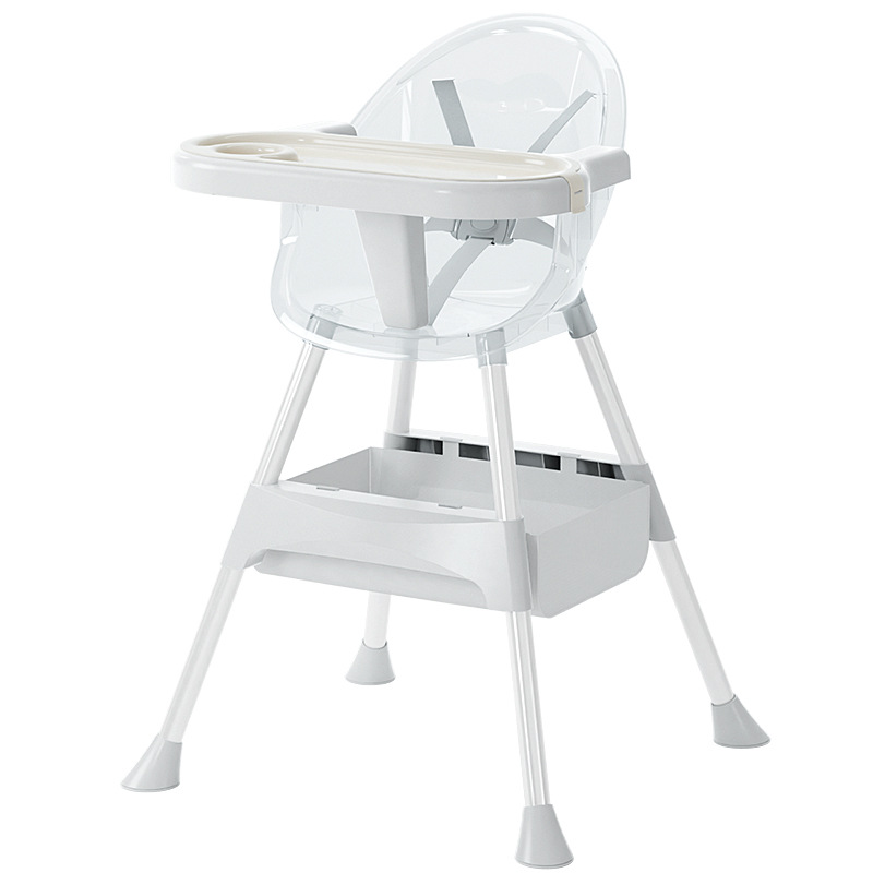 Silla de comedor para bebés, silla de comedor transparente multifuncional, silla de mesa para bebés portátil, silla de mesa para niños