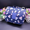 Capacious storage system for traveling, foldable cosmetic bag, wholesale