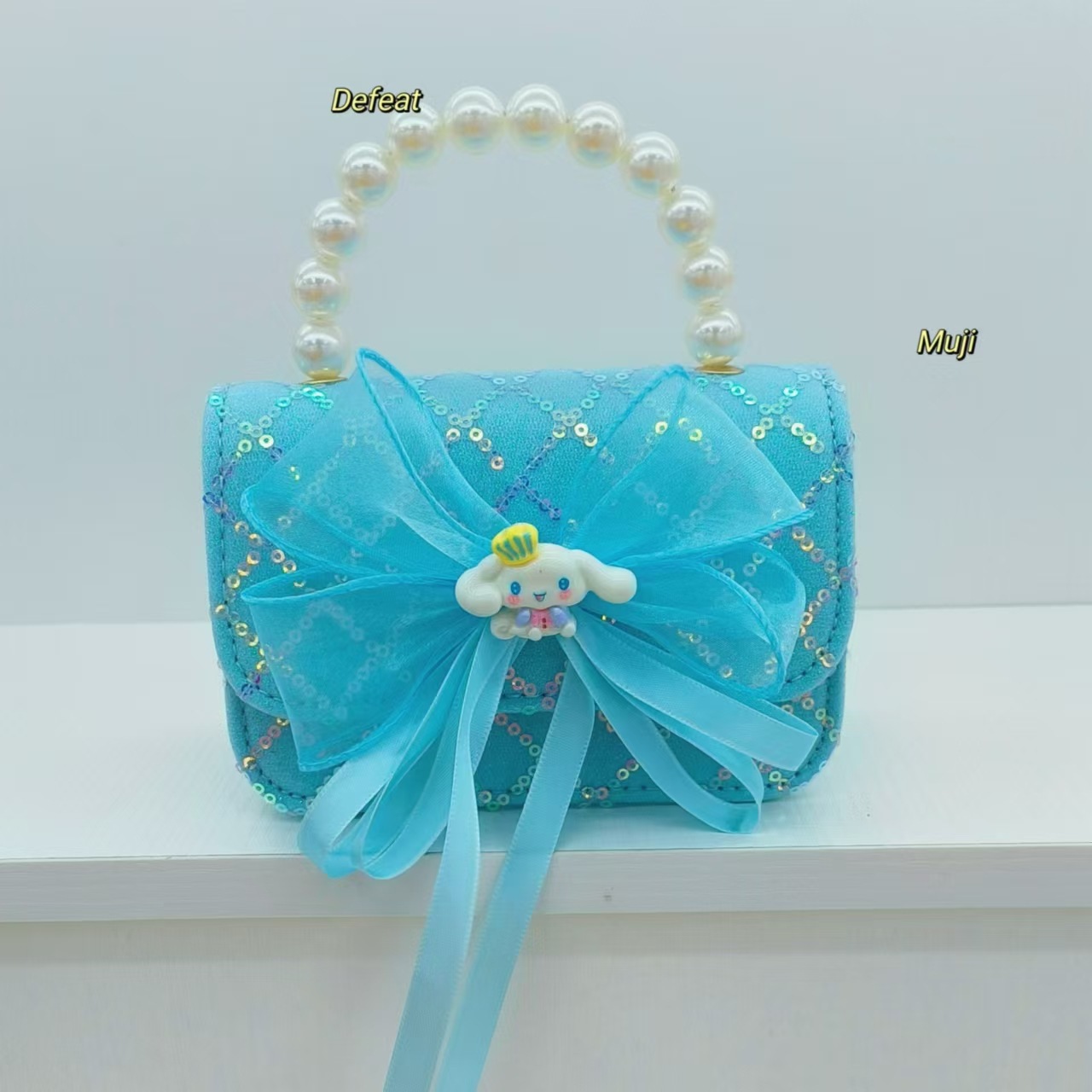 Bolso de perlas bolso de accesorios de cinturón Melody Kullomi bolso de princesa infantil bolso de Año Nuevo para niñas bolso pequeño