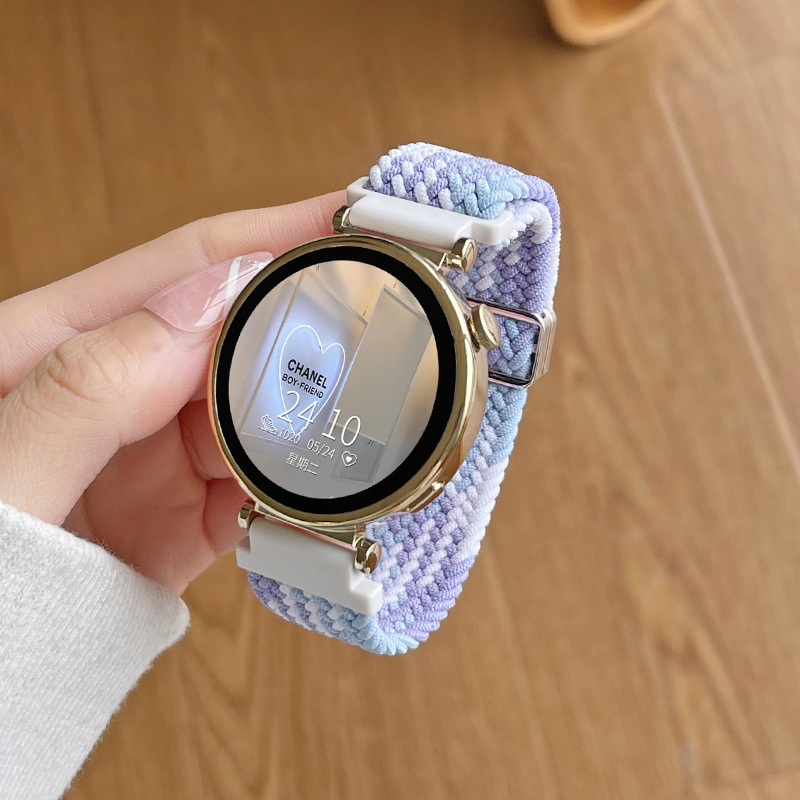 땋은 루프 자기 흡입 - 보라색