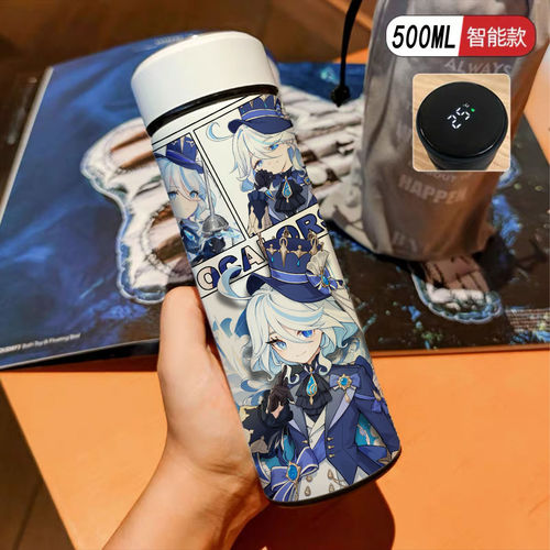 Original Sin Carlos Mirror Flow Smart Insulated Cup Large Capacity Stainless Steel Portable High-Quality Temperature Display Water Bottle