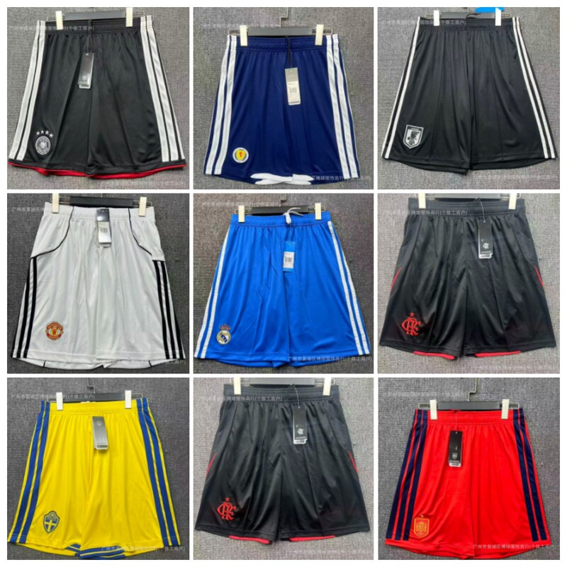 Football shorts 242526 season Real Madrid Barcelona Flamengo Arsenal Manchester City Manchester United Spanish football uniforms Football shorts 242526 season Real Madrid Barcelona Flamengo Arsenal Manchester City Manchester United Spanish football uniforms