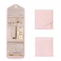Cosmetic bag, foldable organizer bag, jewelry, storage system, (Physicals), Amazon