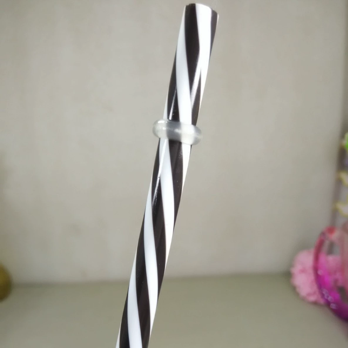 Цветной повторно использованный твердый соломинка Однотонная и двуцветная PP пластиковая нить прямая соломинка Для напитков Mason кружка специальная соломинка