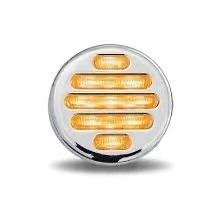 North America South America 2 Inch 9Led Marker Light 9Led Light Conductive Plating Truck Signal Light Outline Light